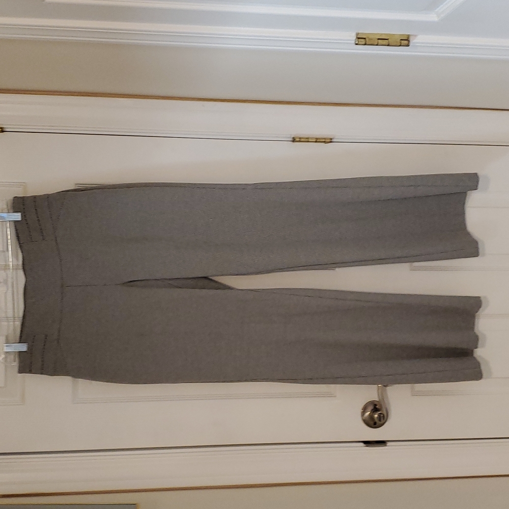 New York & Company Women's Stretch Pants - Black and White Pattern - Medium